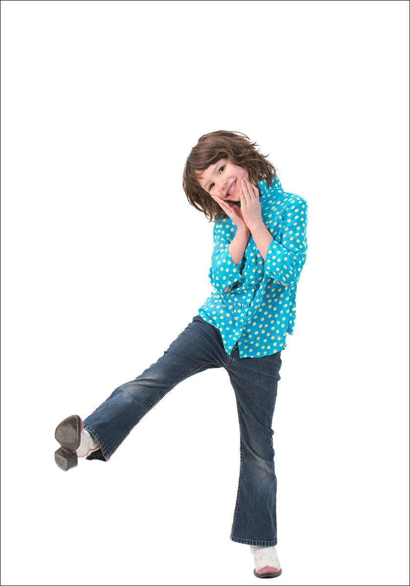 kid on-white-smiling